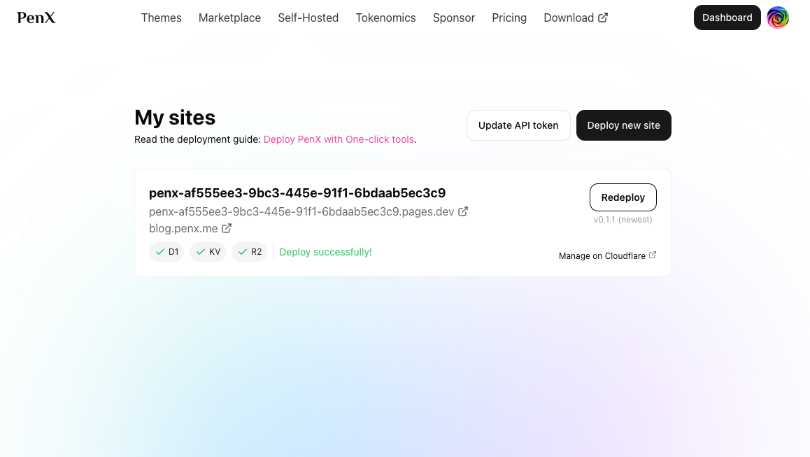 5 分钟一键部署一个基于 Cloudflare Pages, D1, R2 的动态博客